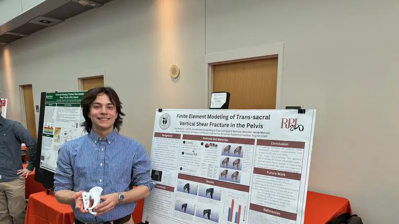 Paul Khoury Presents at the RPI Undergraduate Research Symposium